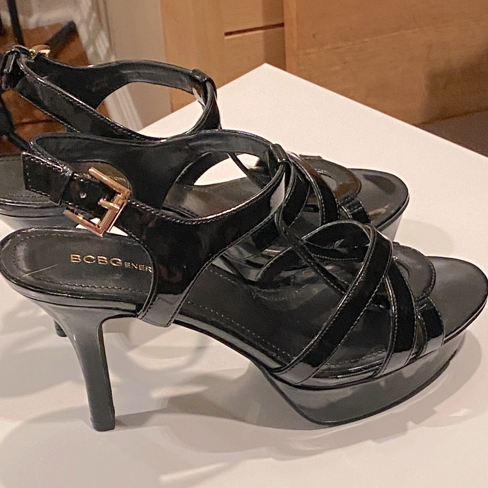 Bcbgeneration Preize Black Platform Heels. - image 1